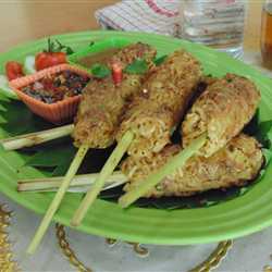 Sate Lilit Ayam Indomie Lezat